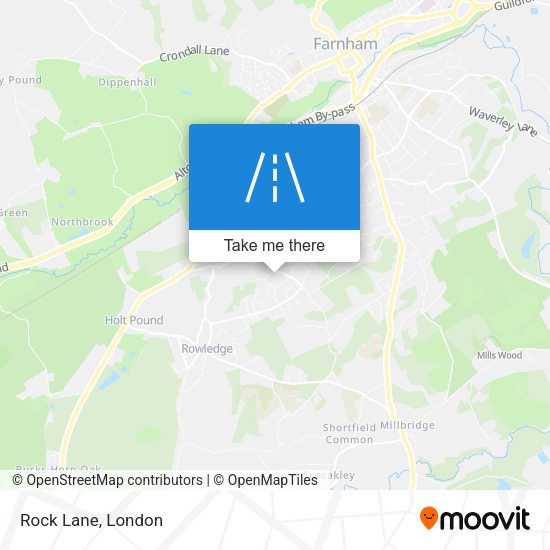 Rock Lane map