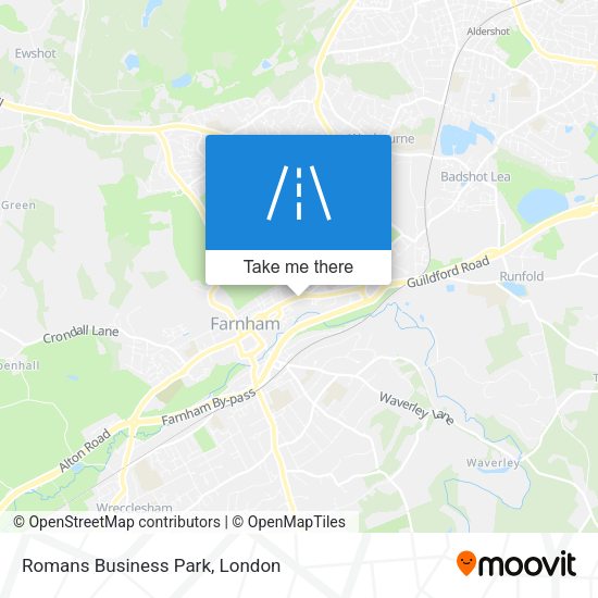 Romans Business Park map