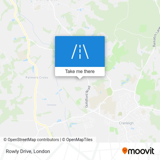 Rowly Drive map