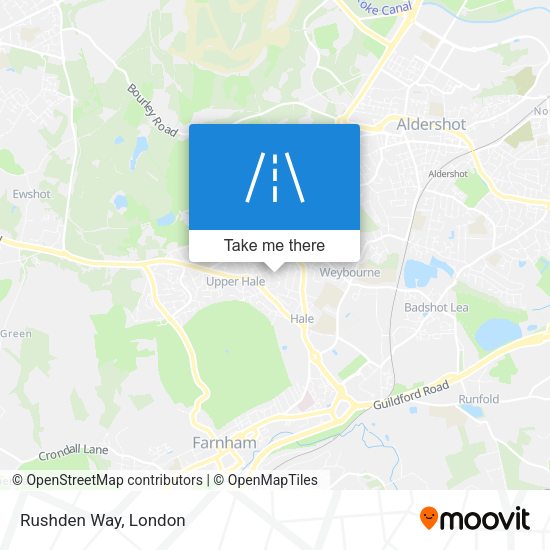 Rushden Way map