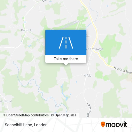 Sachelhill Lane map
