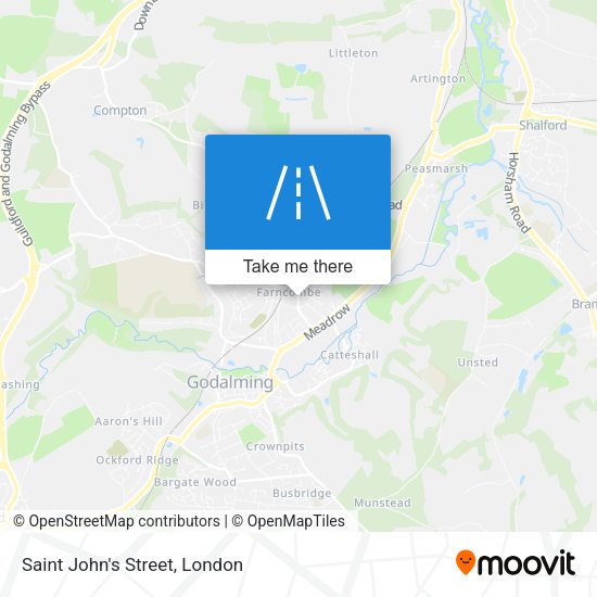 Saint John's Street map