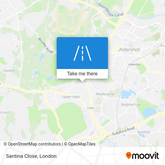 Santina Close map