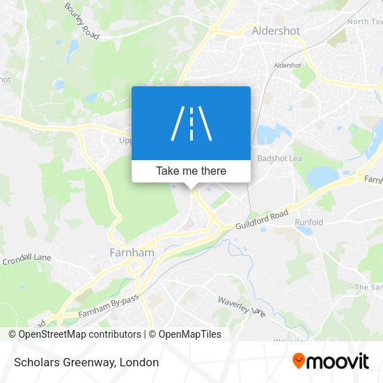 Scholars Greenway map