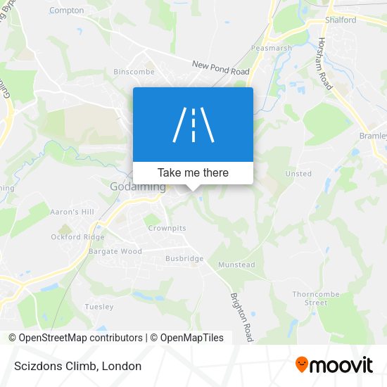 Scizdons Climb map