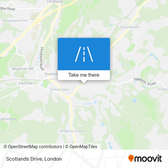 Scotlands Drive map