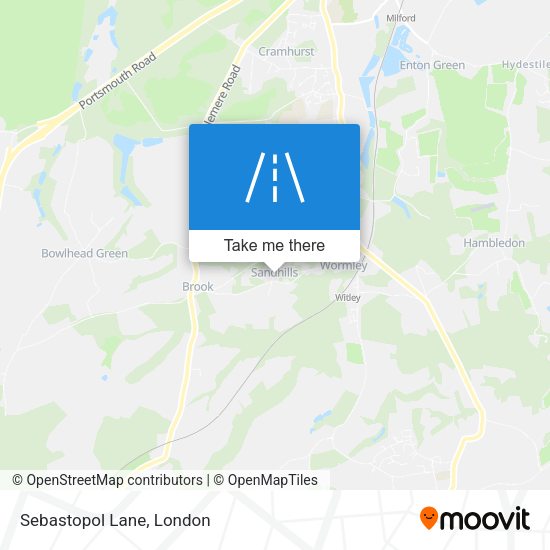 Sebastopol Lane map