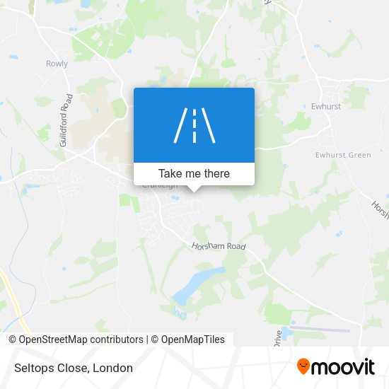 Seltops Close map