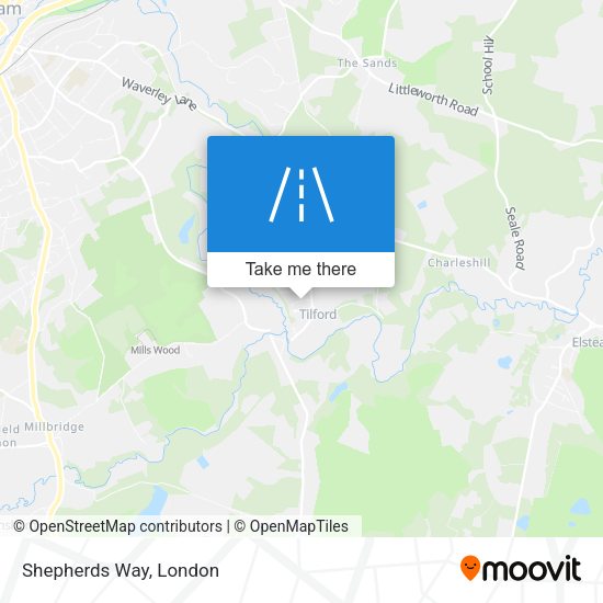 Shepherds Way map