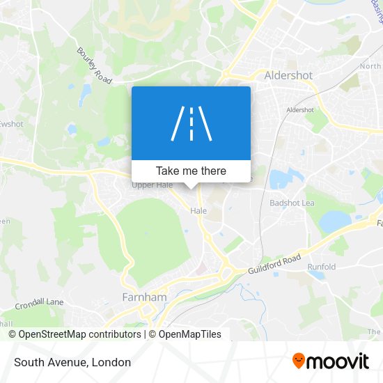 South Avenue map
