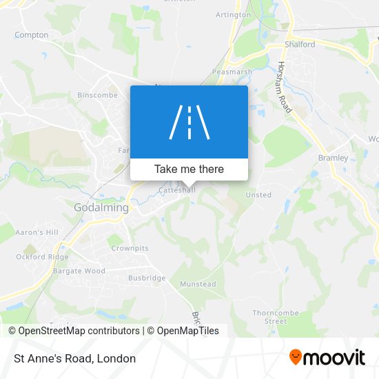 St Anne's Road map