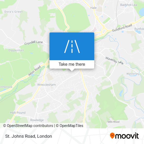 St. Johns Road map