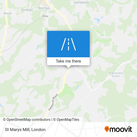 St Marys Mill map
