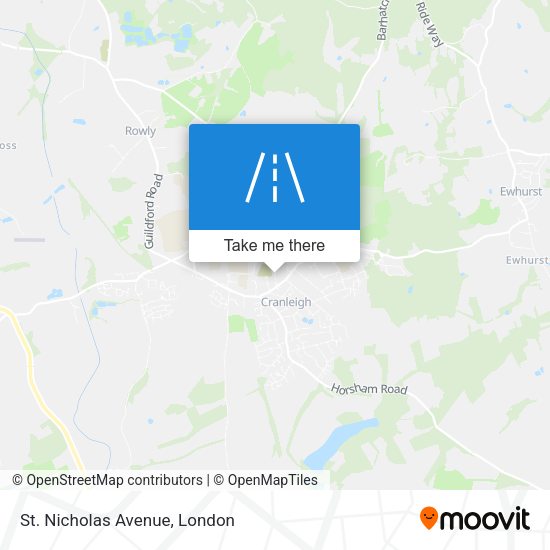 St. Nicholas Avenue map