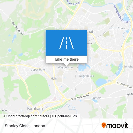 Stanley Close map