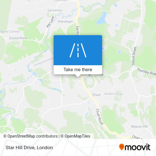 Star Hill Drive map