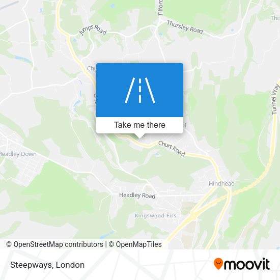 Steepways map