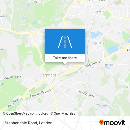 Stephendale Road map