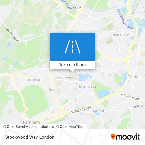 Stockwood Way map