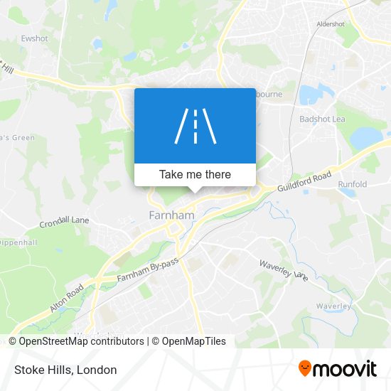 Stoke Hills map