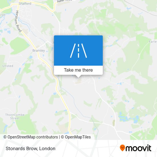 Stonards Brow map