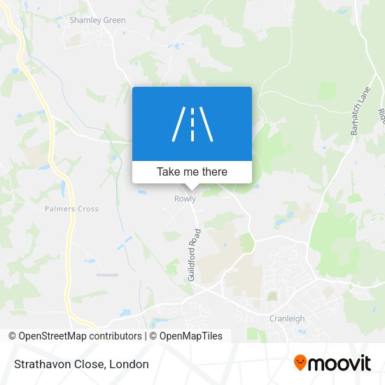 Strathavon Close map