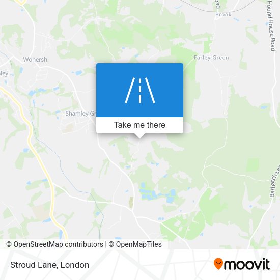 Stroud Lane map