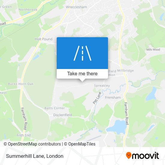 Summerhill Lane map