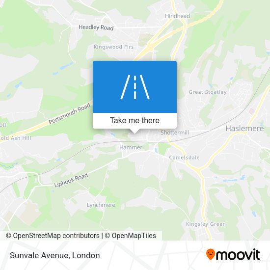 Sunvale Avenue map