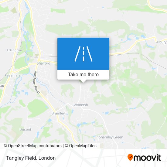 Tangley Field map