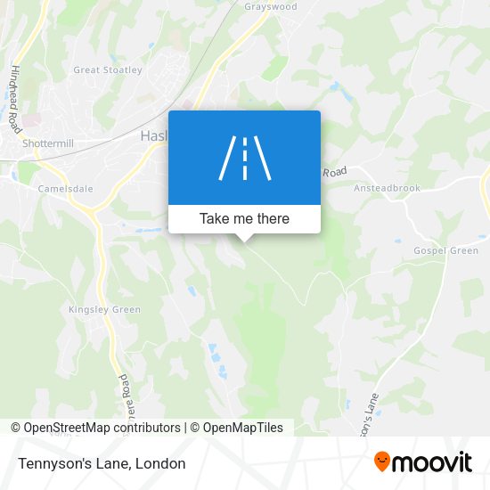 Tennyson's Lane map