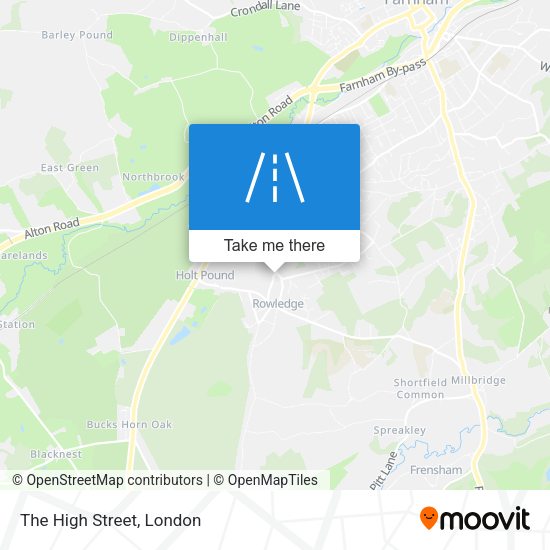 The High Street map