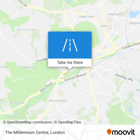 The Millennium Centre map