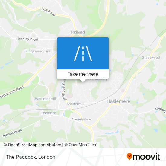 The Paddock map