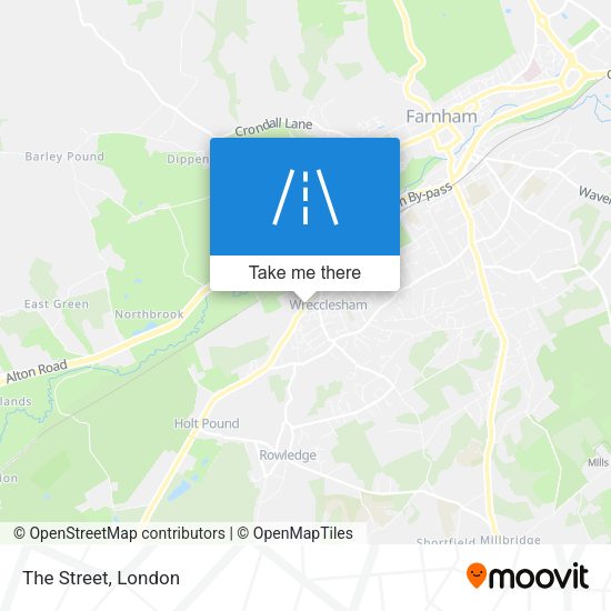 The Street map