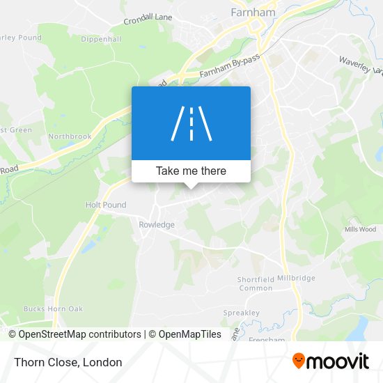 Thorn Close map