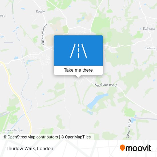 Thurlow Walk map