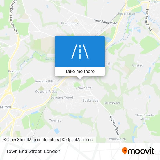 Town End Street map