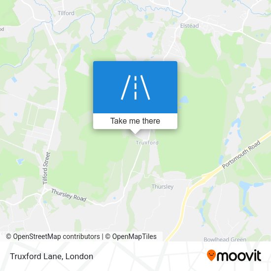 Truxford Lane map