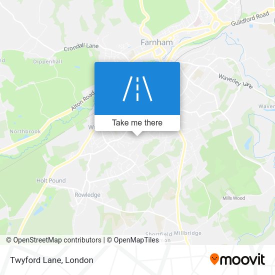 Twyford Lane map