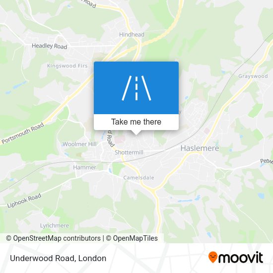 Underwood Road map