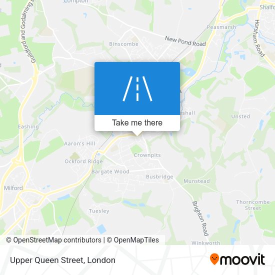 Upper Queen Street map