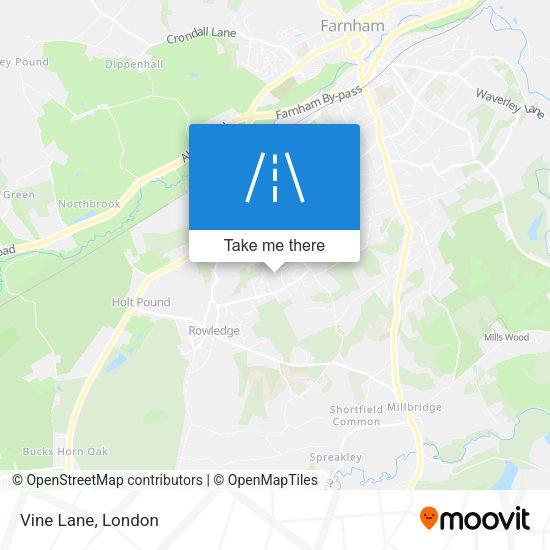 Vine Lane map