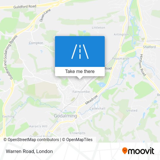 Warren Road map