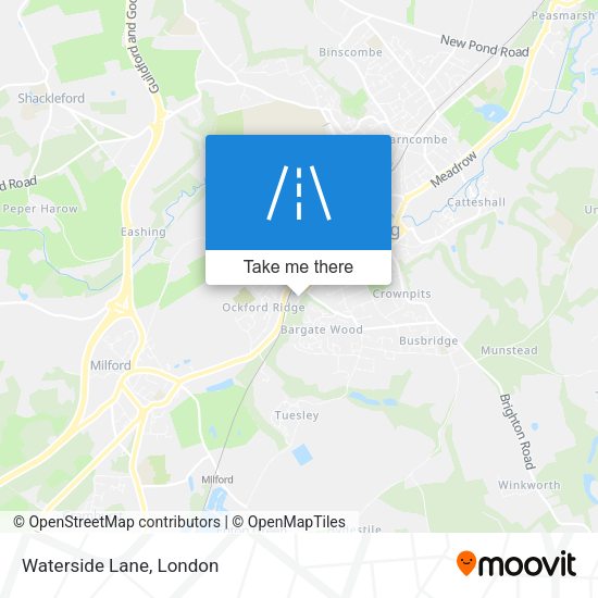 Waterside Lane map