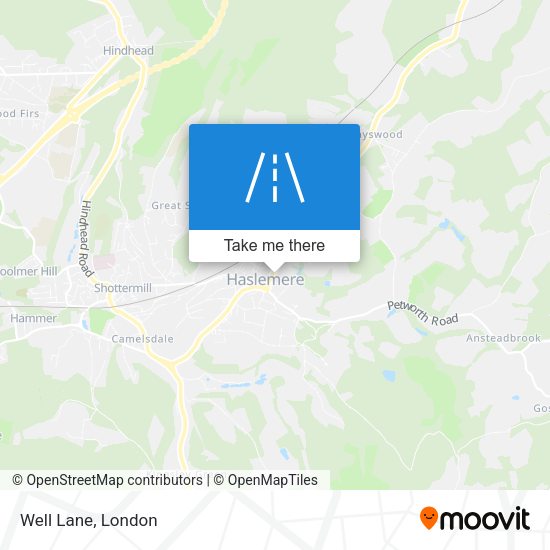 Well Lane map