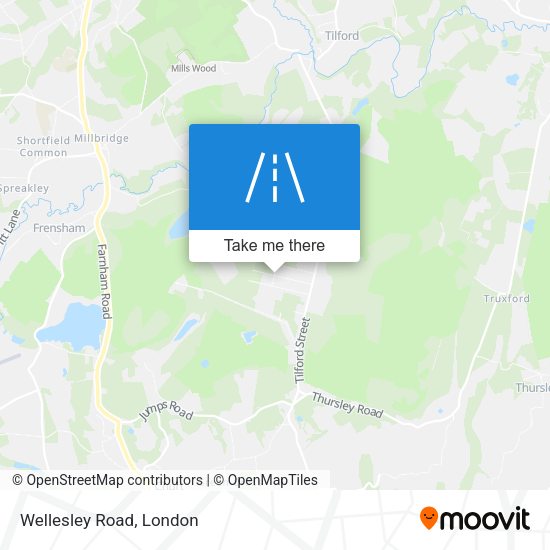Wellesley Road map