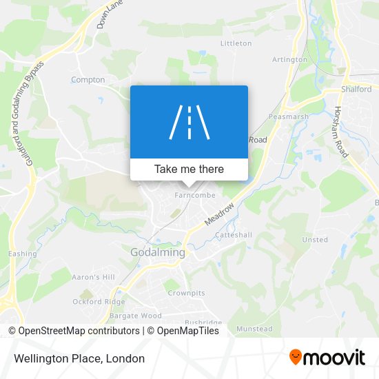 Wellington Place map