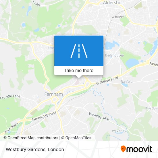 Westbury Gardens map
