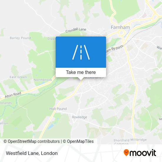 Westfield Lane map